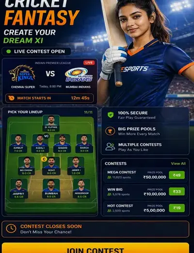 Hero11 (hero11 login) fantasy cricket & matchday visual 3